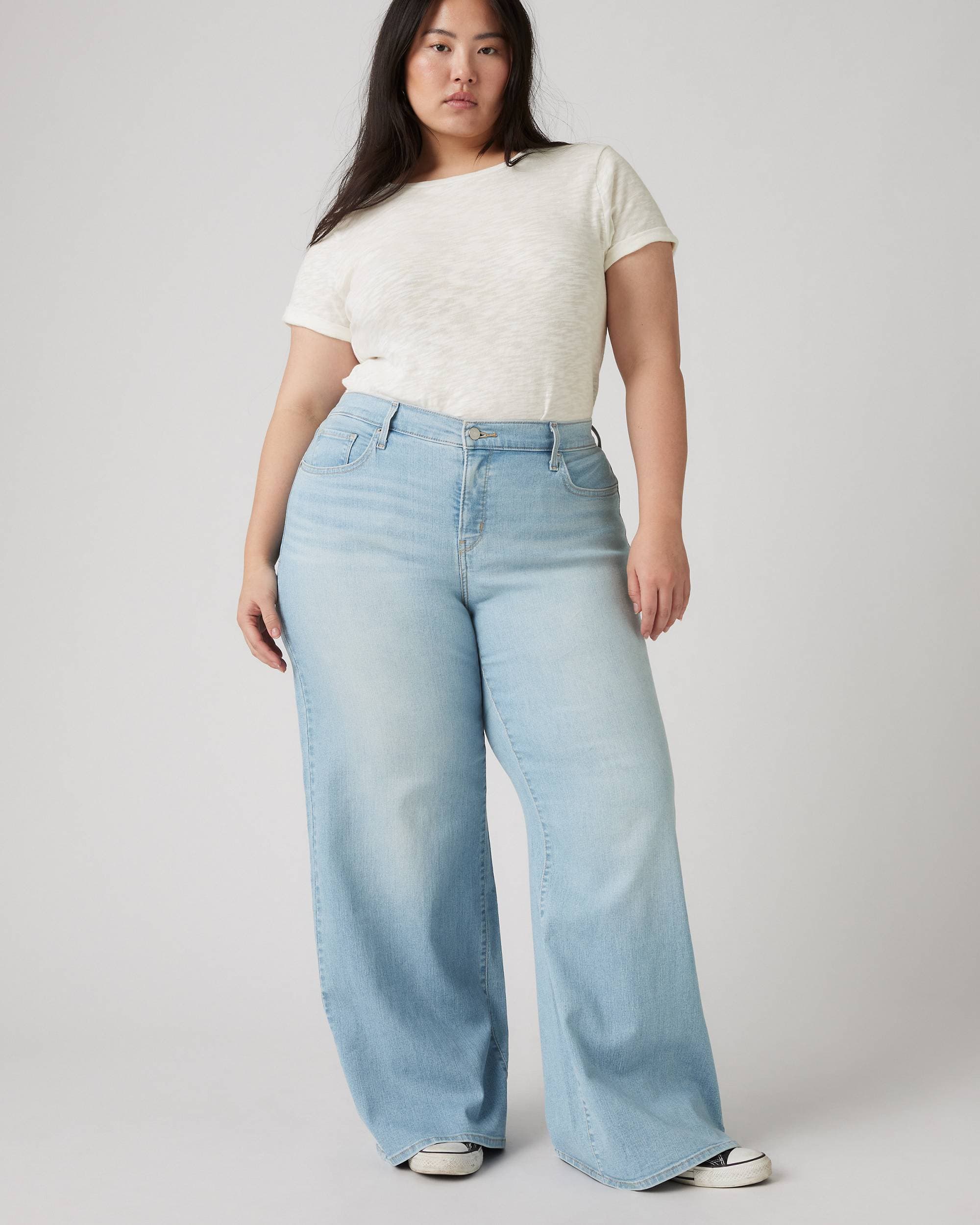 318 Shaping Wide Leg Women's Jeans (Plus Size) 1