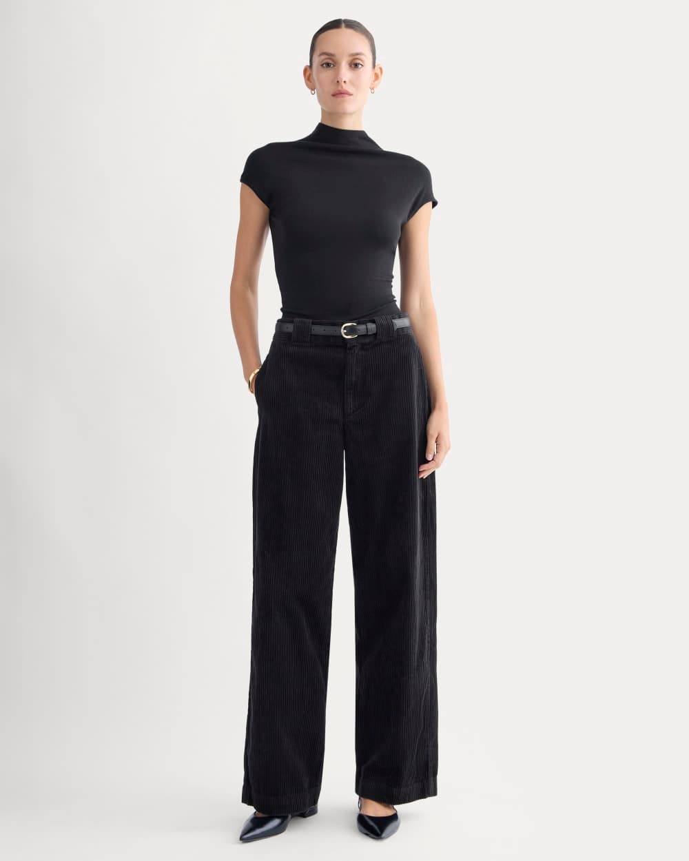 Corduroy Wide-Leg Trouser