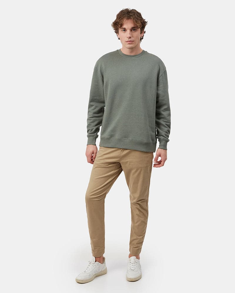 Mens Relaxed Crew Fleece