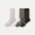 Men's Merino Wool Blend Calf Sock 4-Pack