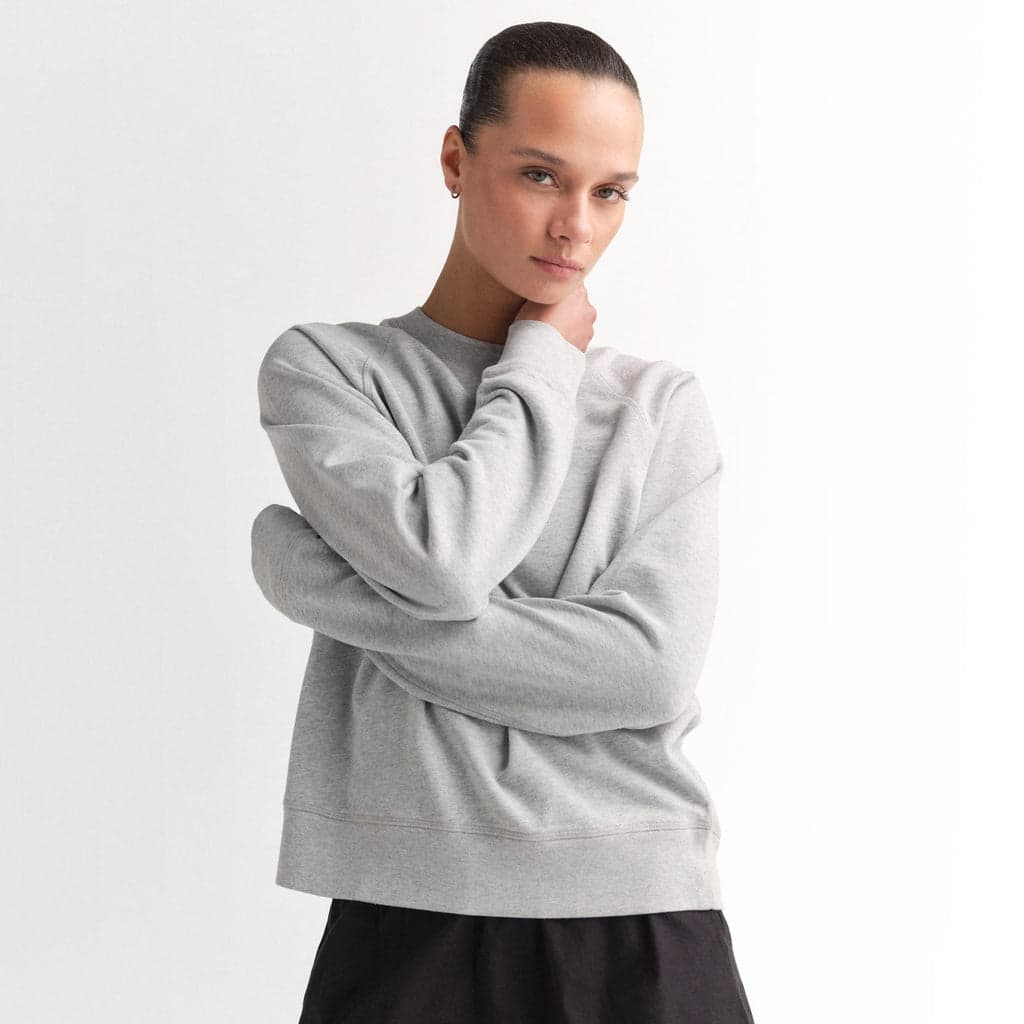 Organic Lightweight Terry Raglan Sweatshirt 1