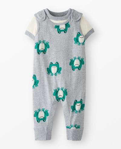 Baby T-Shirt & Overalls Set