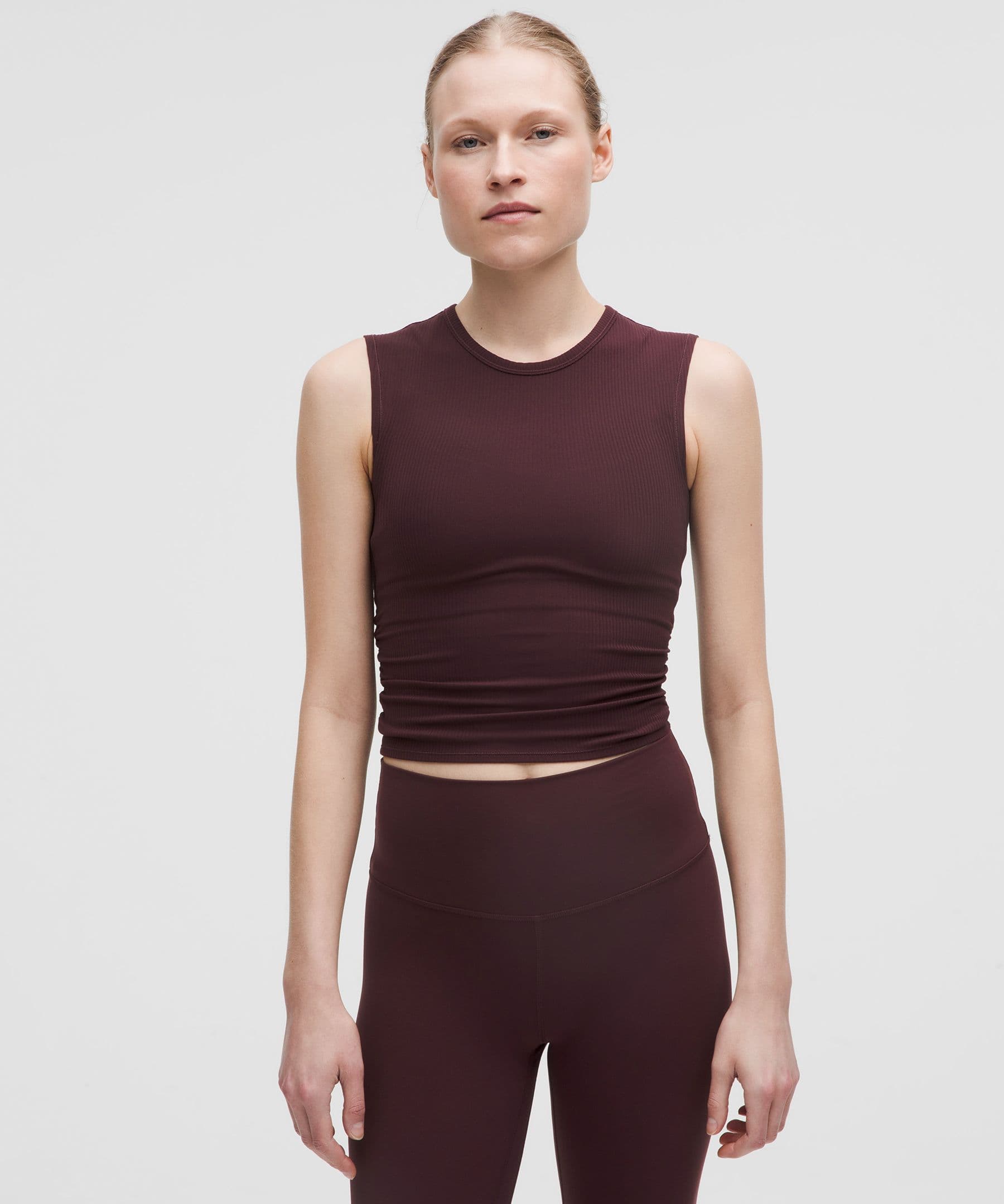 All It Takes Back-Twist Ribbed Tank Top