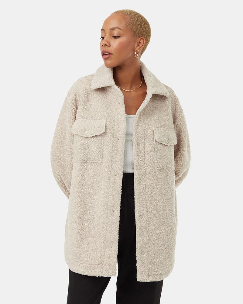 Recycled Boucle Fleece Jacket