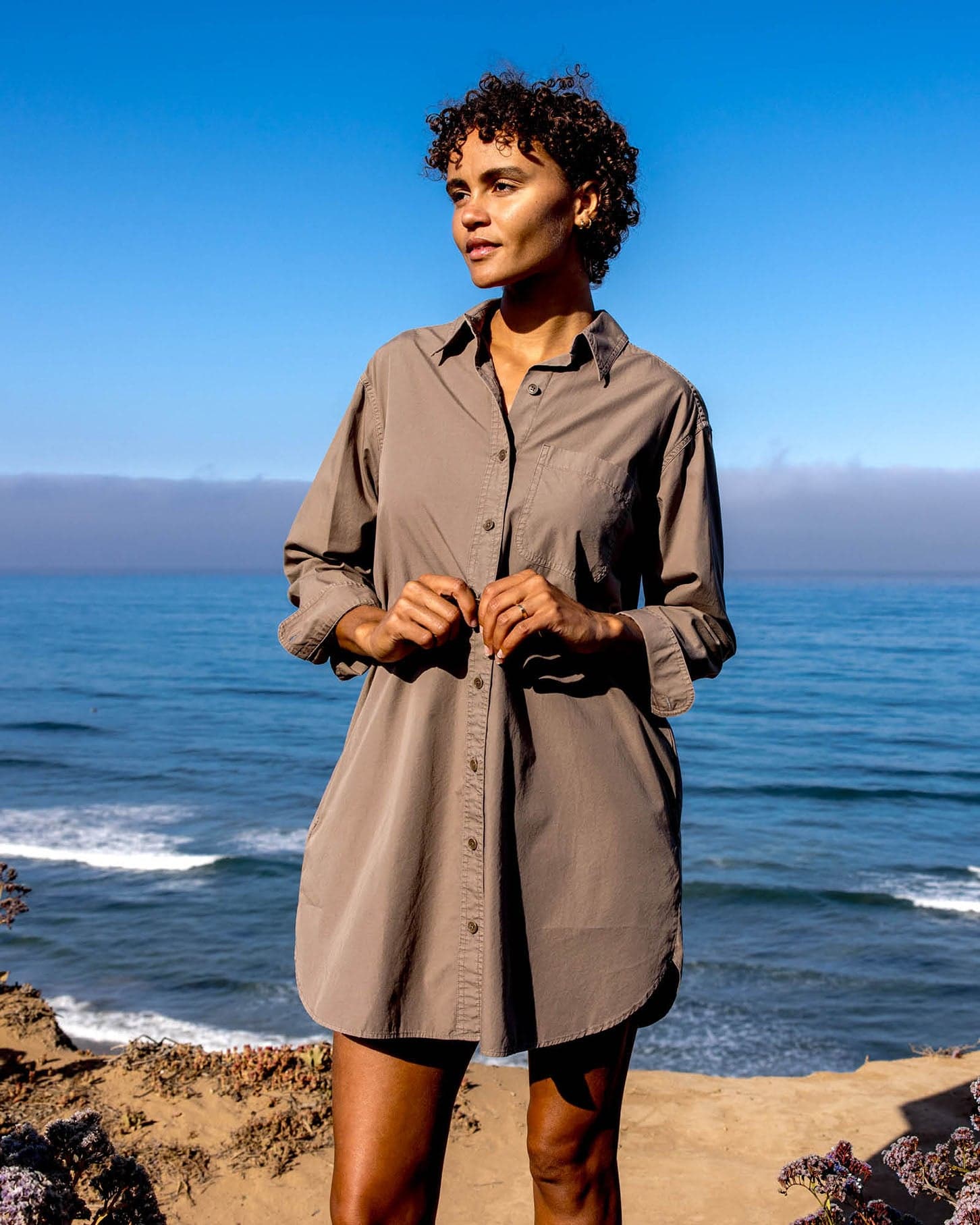 The Poplin Weekend Shirt Dress 1