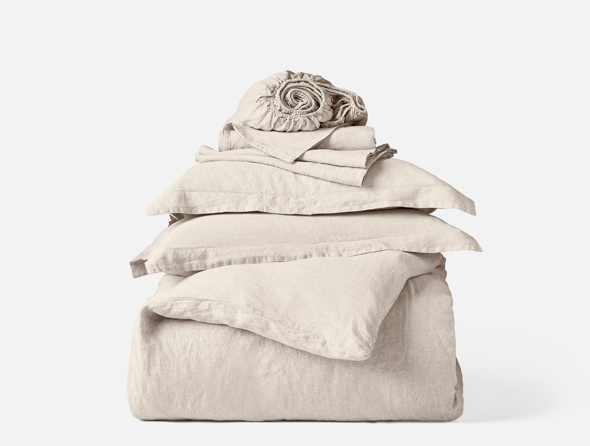 Organic Relaxed Linen Complete Bed Bundle