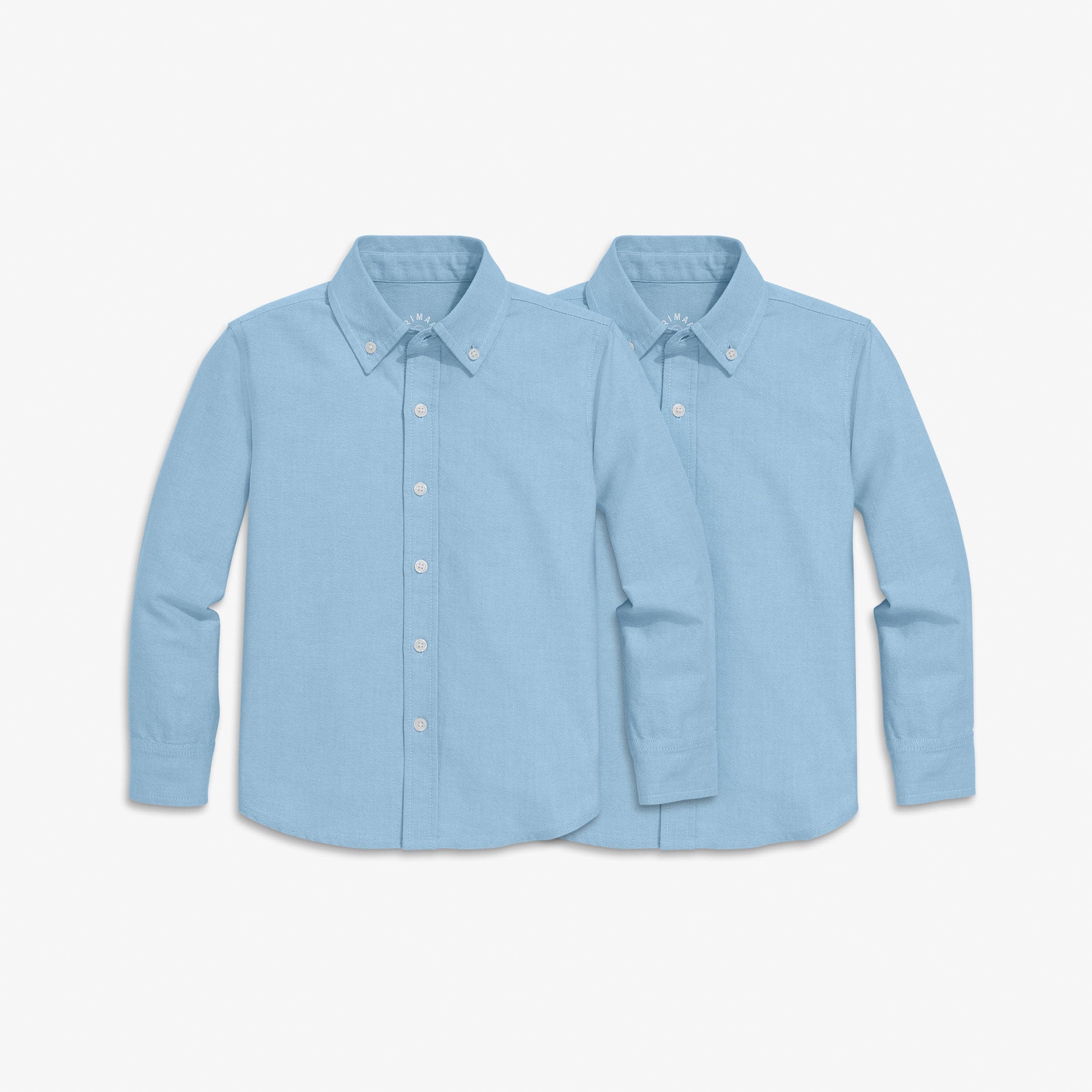 Kids long sleeve oxford shirt 2-pack 1