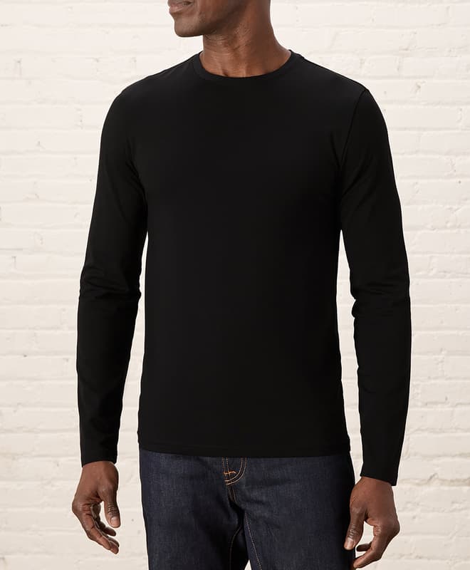 Men’s Luxe Essential Slim Long Sleeve Tee