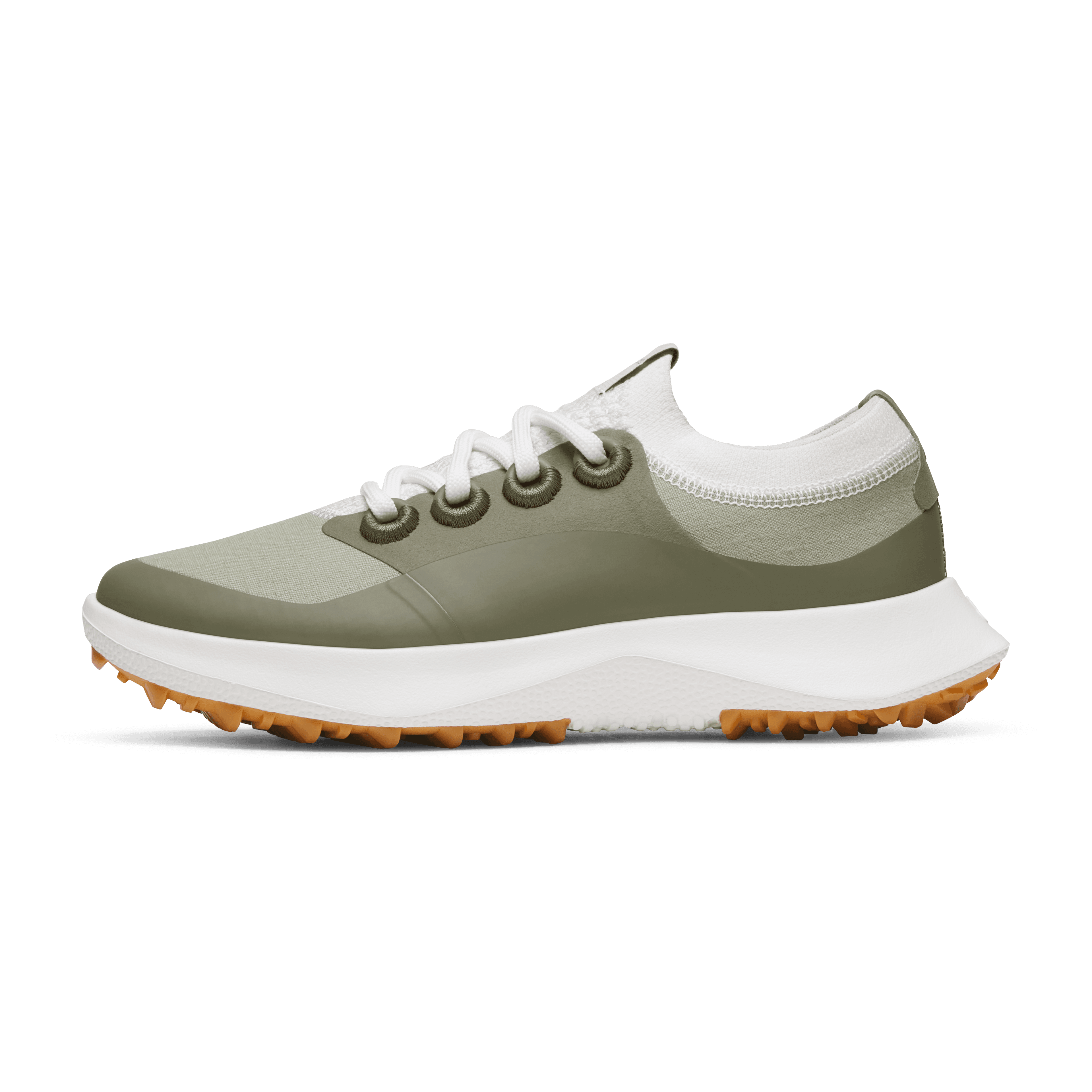 Women's Golf Dasher - Blizzard/Burnt Olive (Medium Gum Sole)