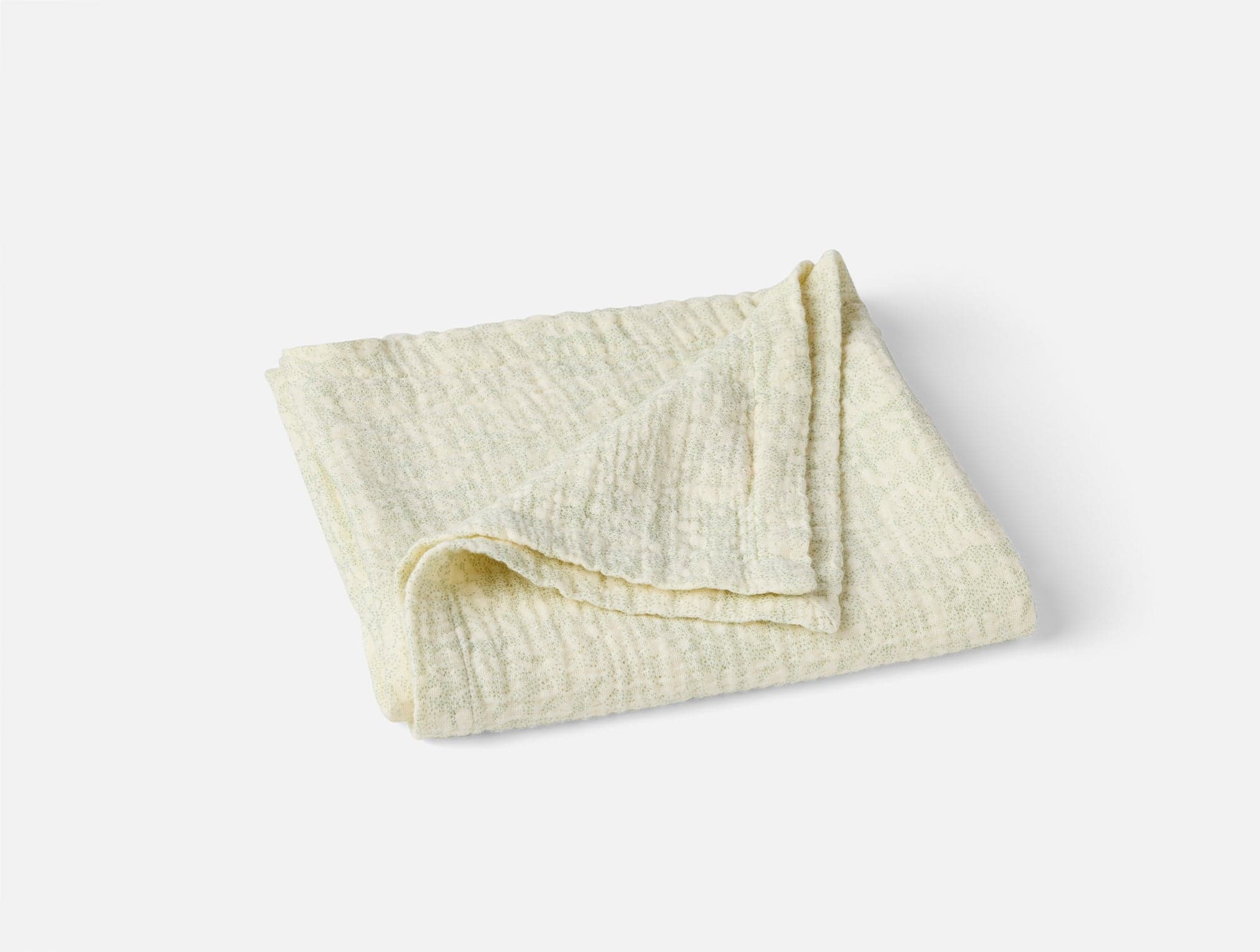 Organic Print Matelasse Baby Blanket 1