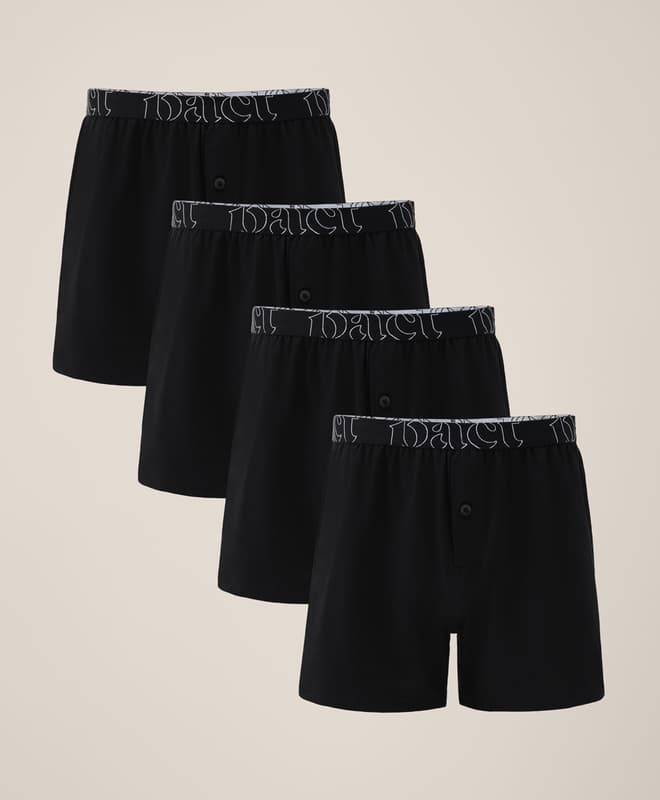 Organic Everyday Knit Boxer 4-Pack