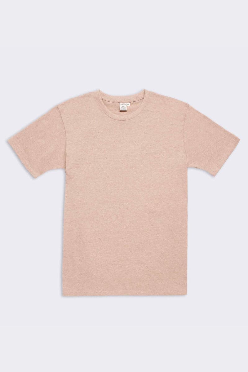 Men's Organic Heirloom Brown Crew Tee 1
