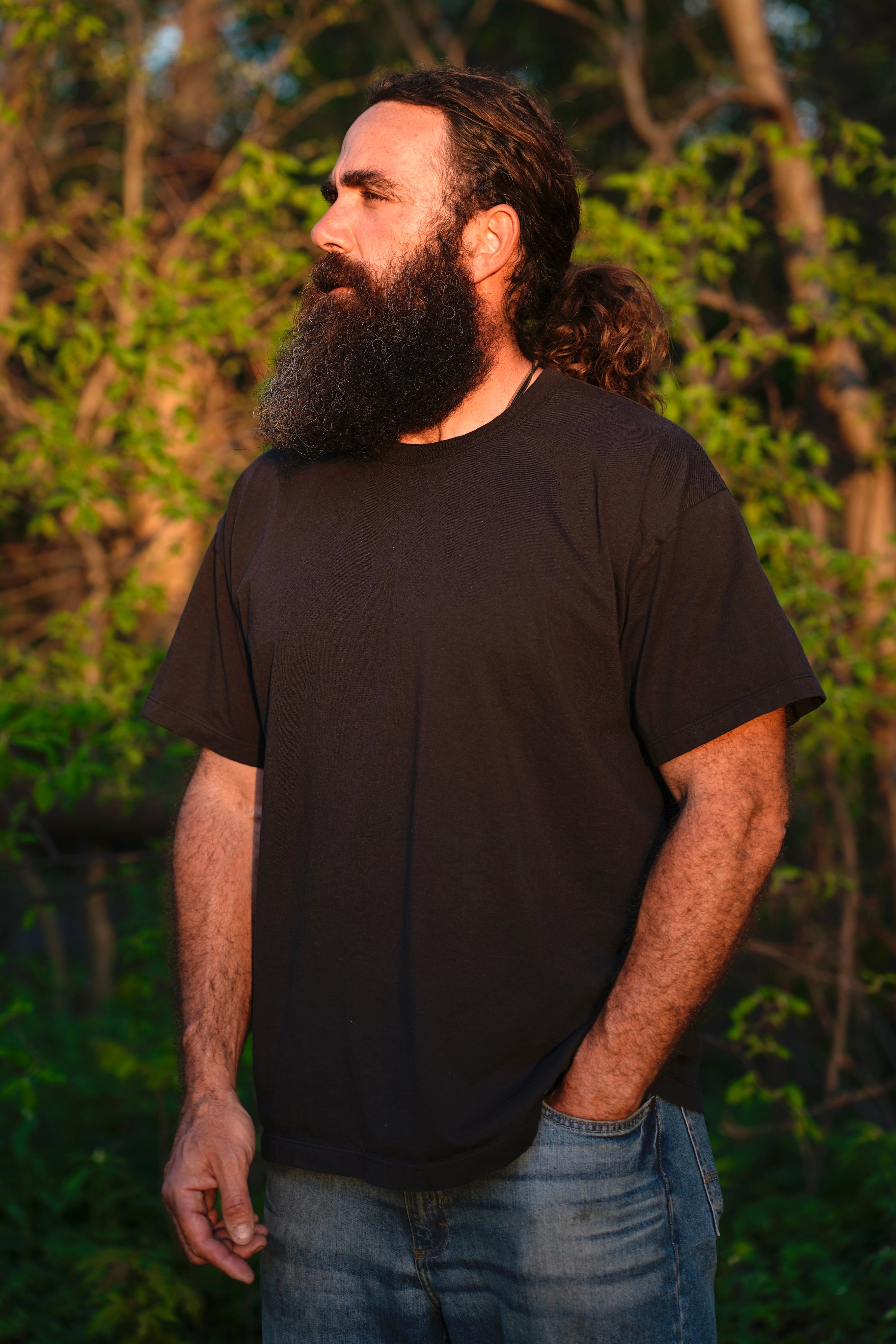 Unisex Organic Cotton Short Sleeve T-Shirt - Black 1