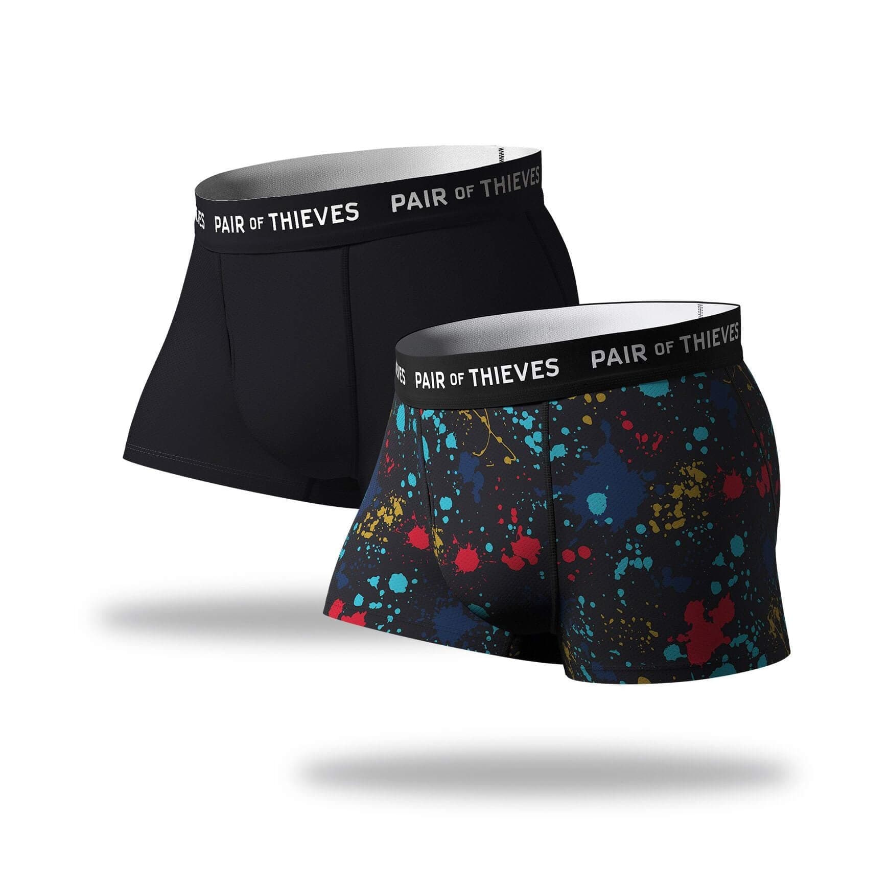 Superfit Trunks Black Underwear 2 Pack