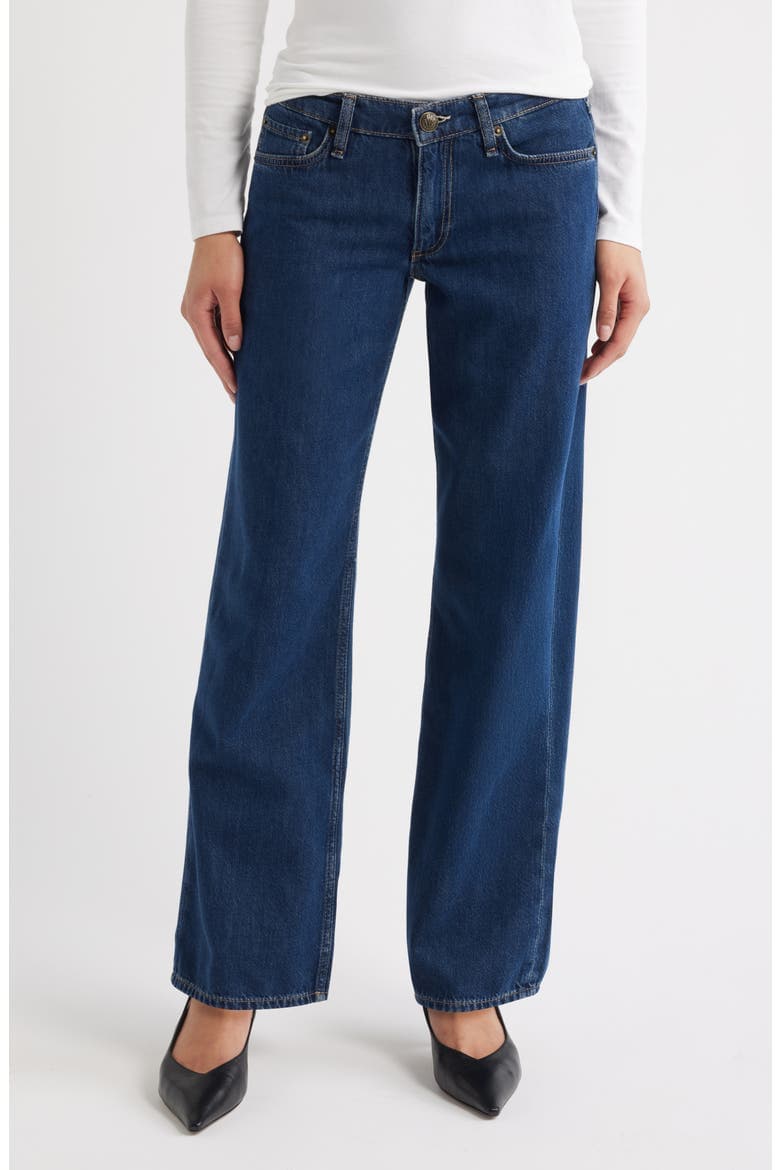 Featherweight Saige Low Rise Full Length Relaxed Straight Leg Jeans