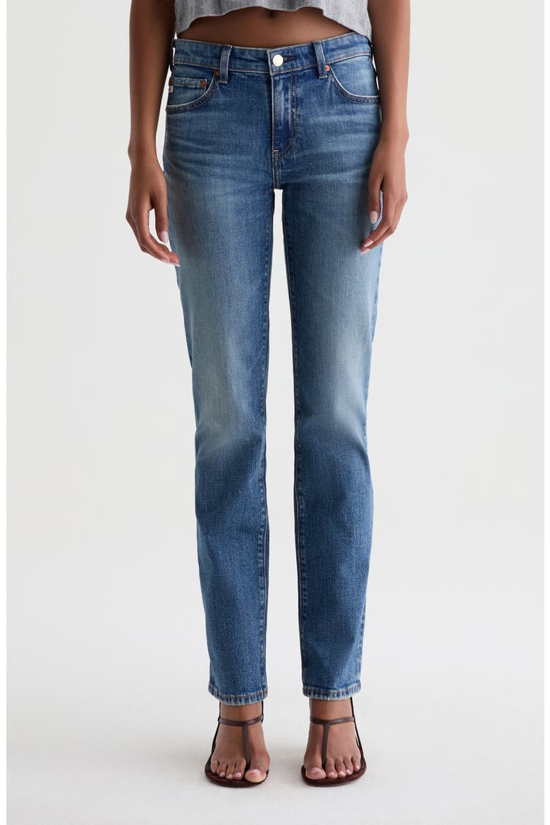 Sandra Low Rise Slim Straight Leg Jeans