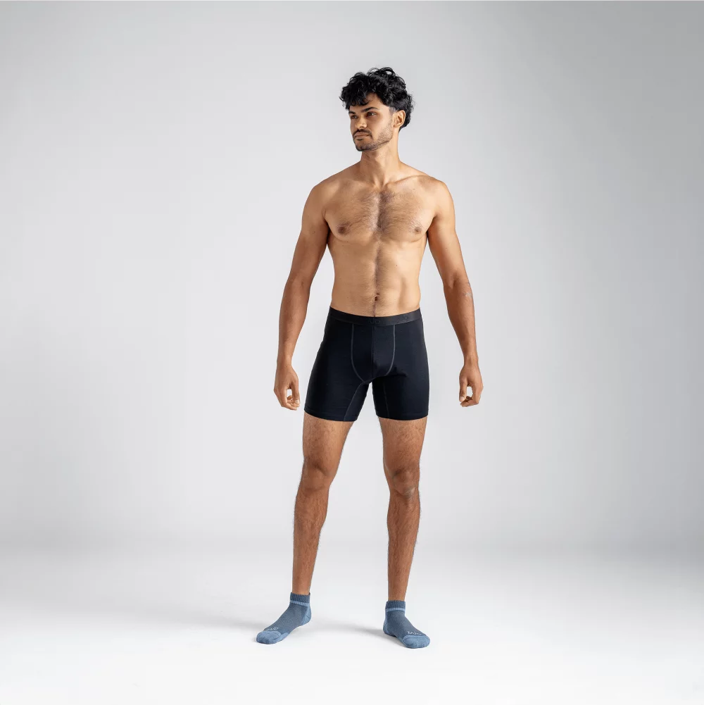 Senti Men's Merino Boxer Briefs Long 1