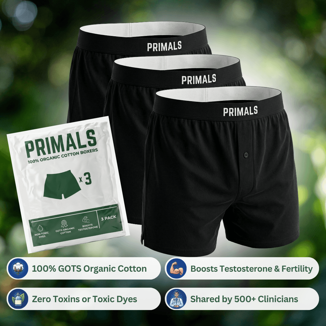 PRIMALS Organic Cotton Boxers (3 Pack) 1