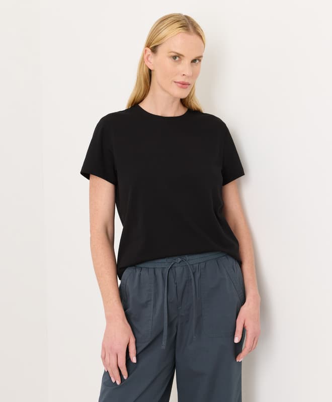 Organic Luxe Essential Crewneck Tee