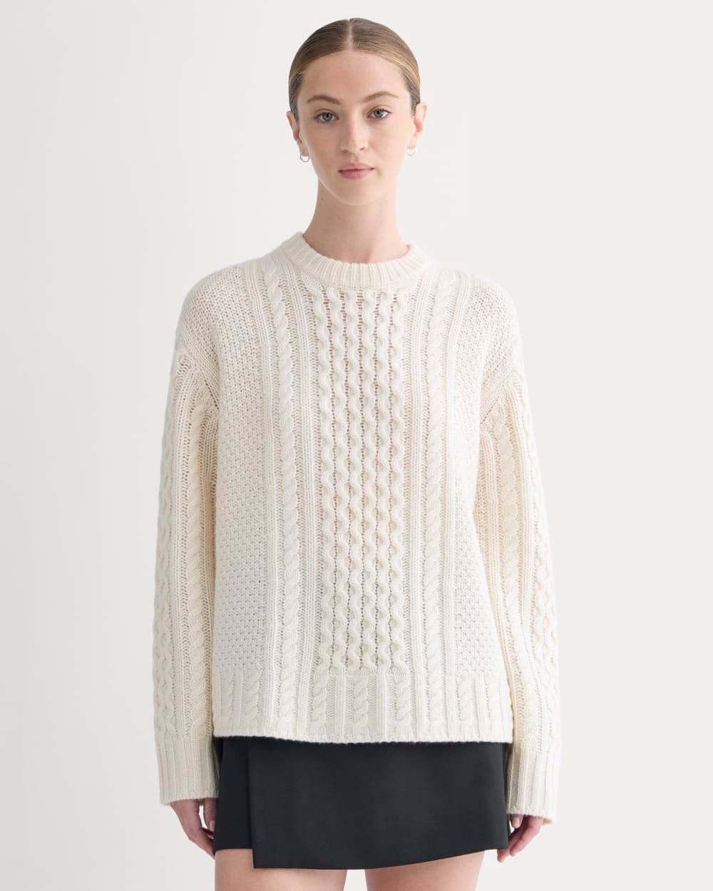 Cable Sweater in Luxe Merino