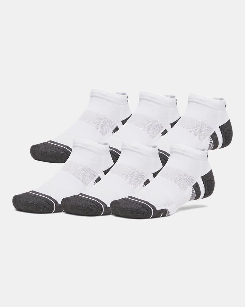 UA Performance Tech Unisex 6-Pack Low Socks