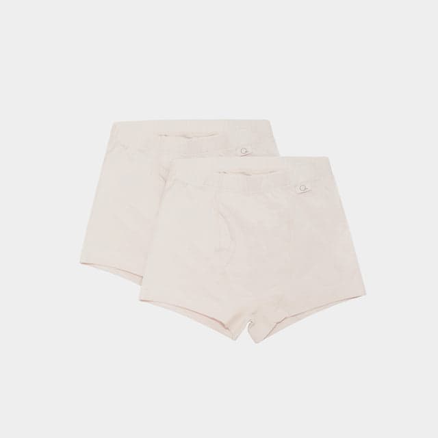 Natural (no dye) Ryan Boxer Briefs - 100% Organic Cotton (2 & 4 pack)