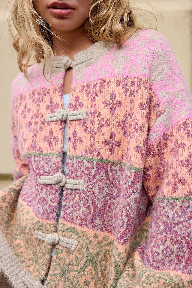 Frogging Cardigan