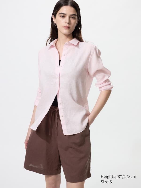 Short Easy en lin mélangé
