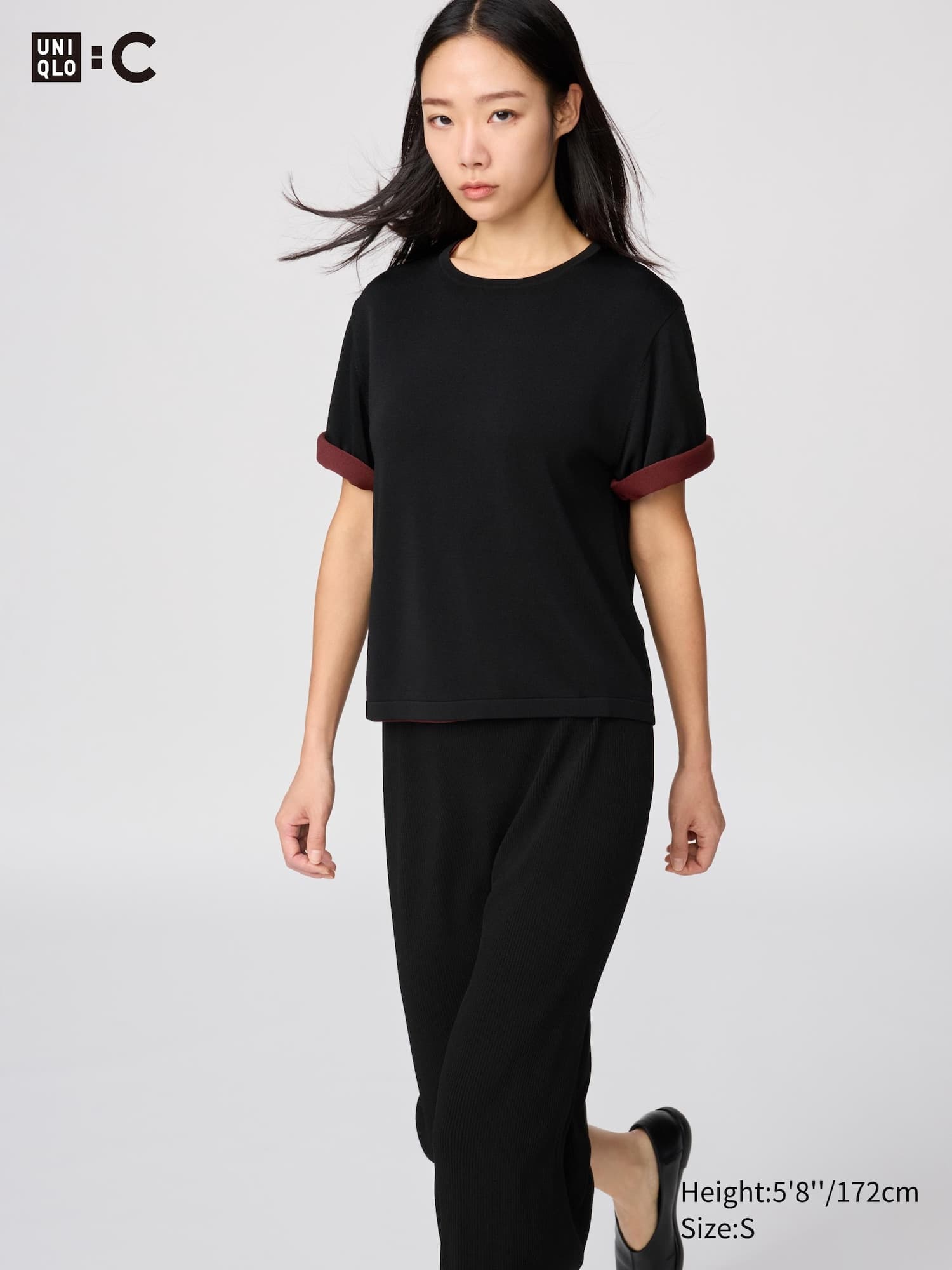 T-shirt en maille (Coupe boxy)