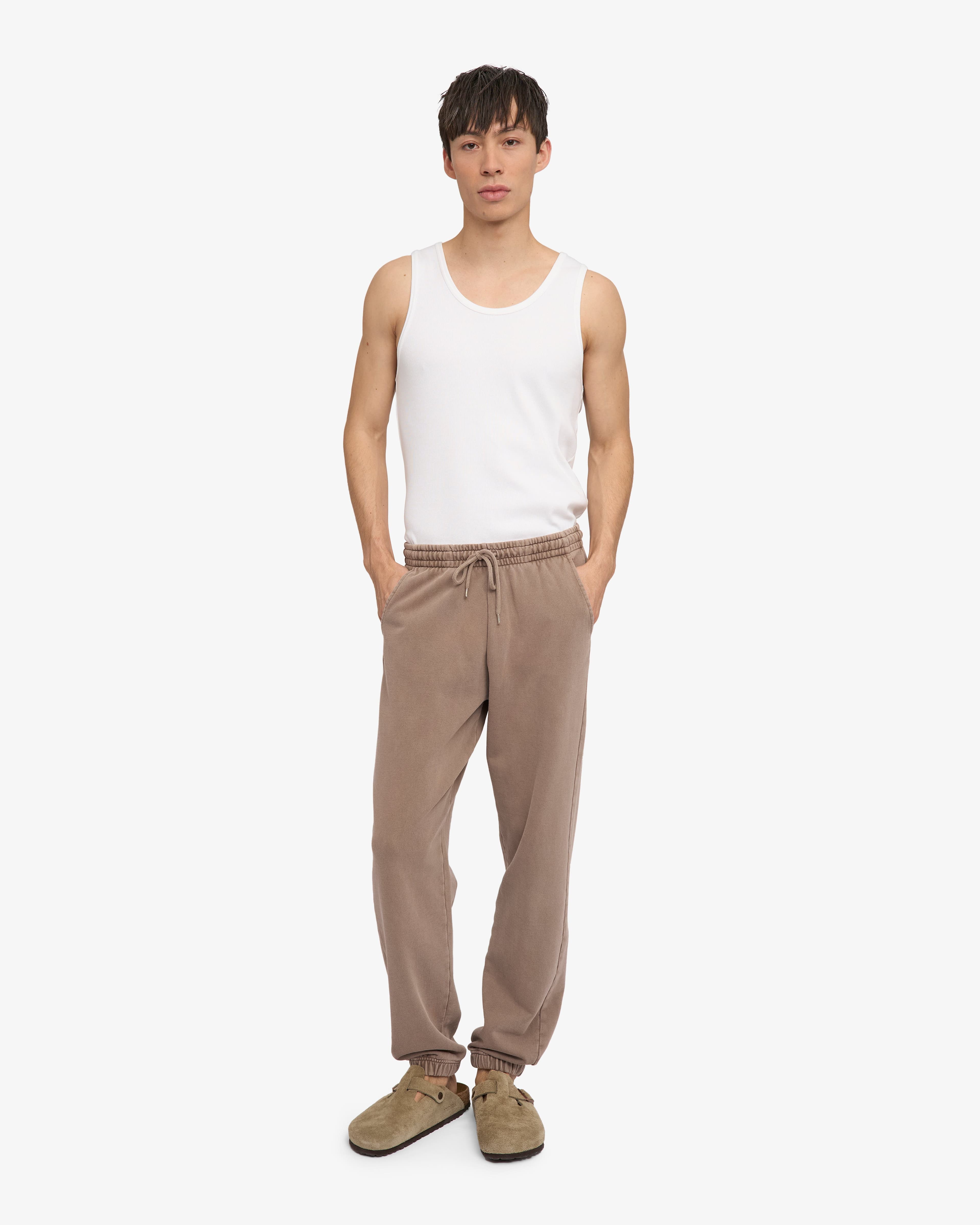 Organic Sweatpants - Faded Khaki