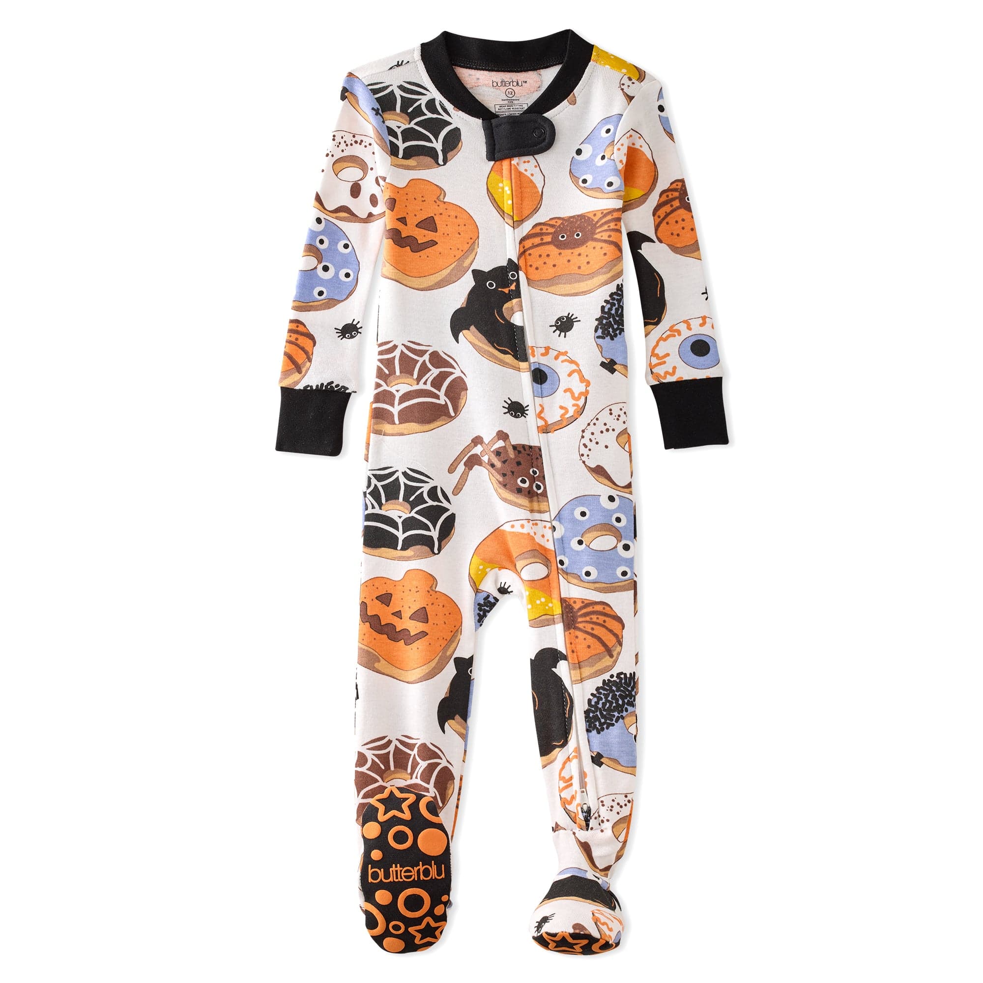 CRUZ Snug-fit Footed Baby Halloween Pajamas