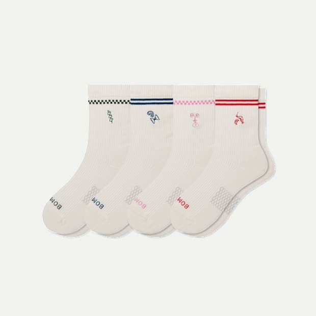Women's Modern Rib Half Calf Sock 4-Pack