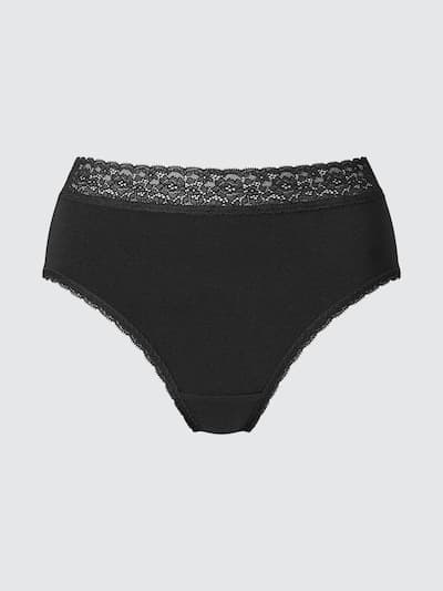 Culotte (Taille haute, dentelle)