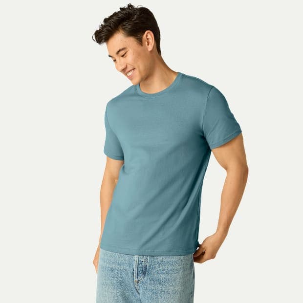 Men's Pima Cotton Crew Neck T-Shirt