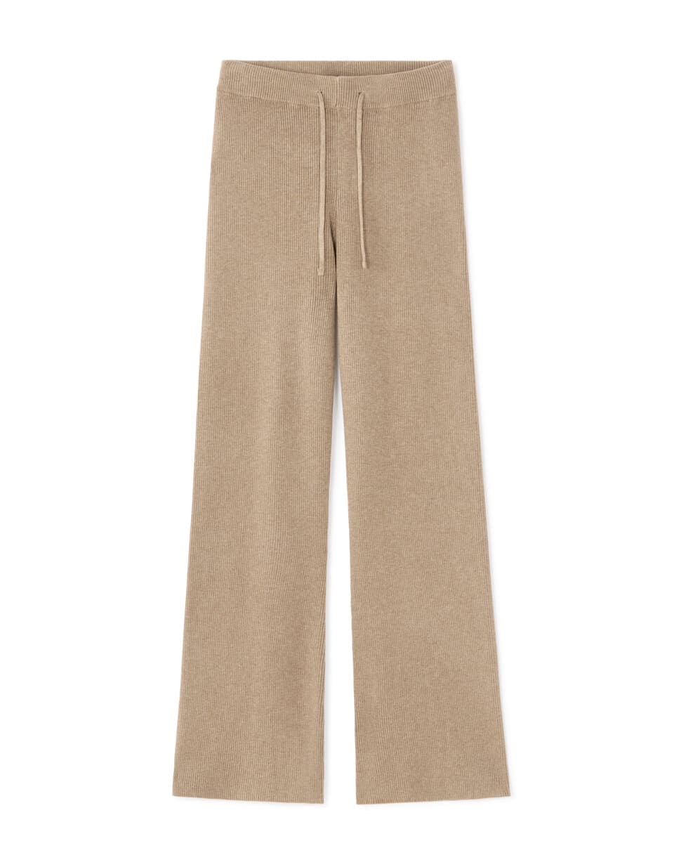 Pantalon en maille - beige 1