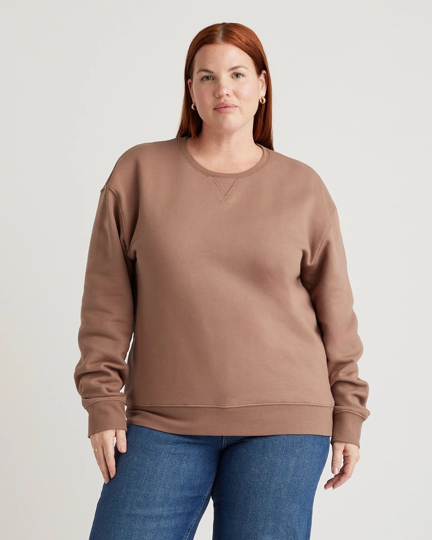 Organic Heavyweight Fleece Boyfriend Crew 1