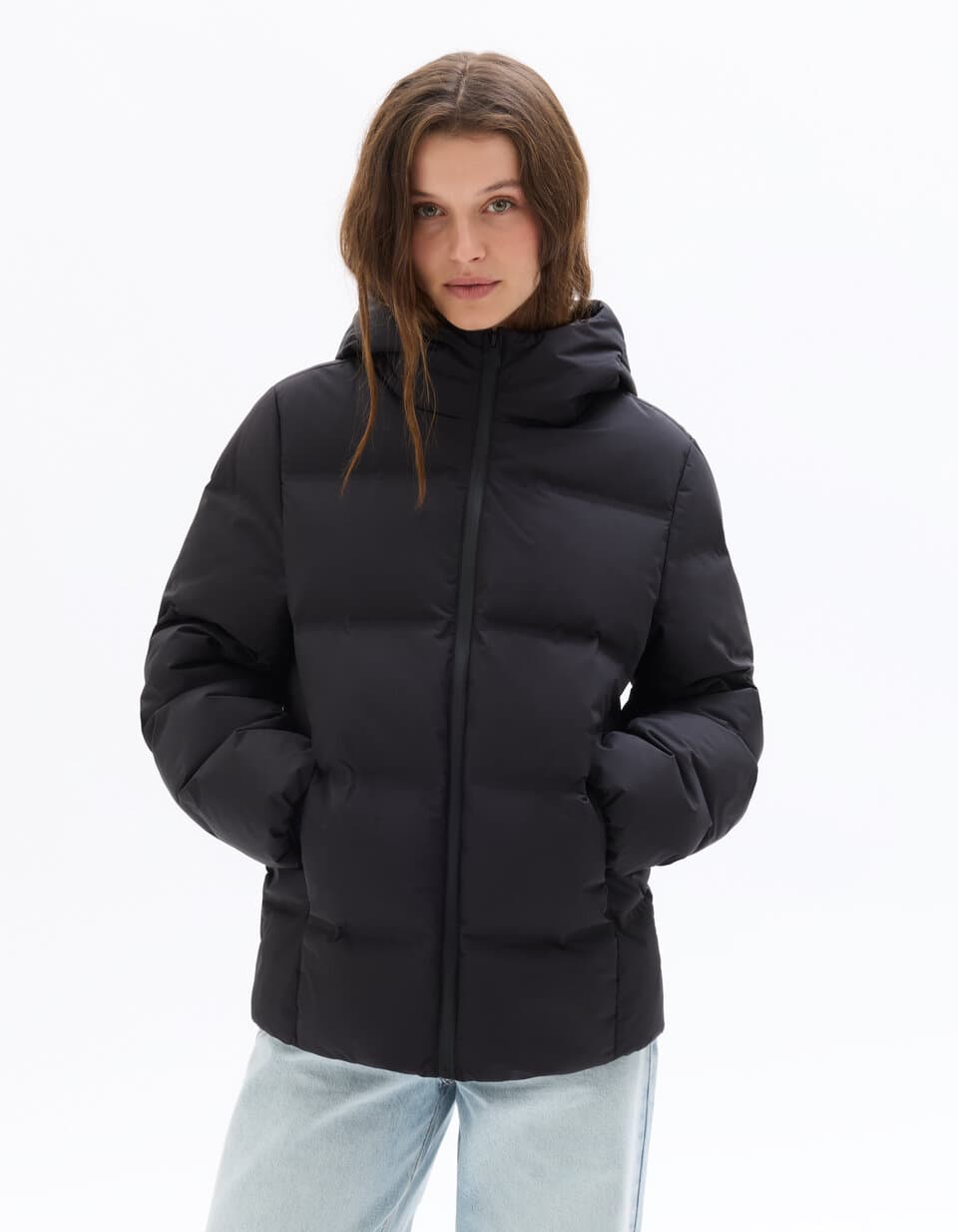 Doudoune Downwarm 90% duvet 10% plume sans couture - noir