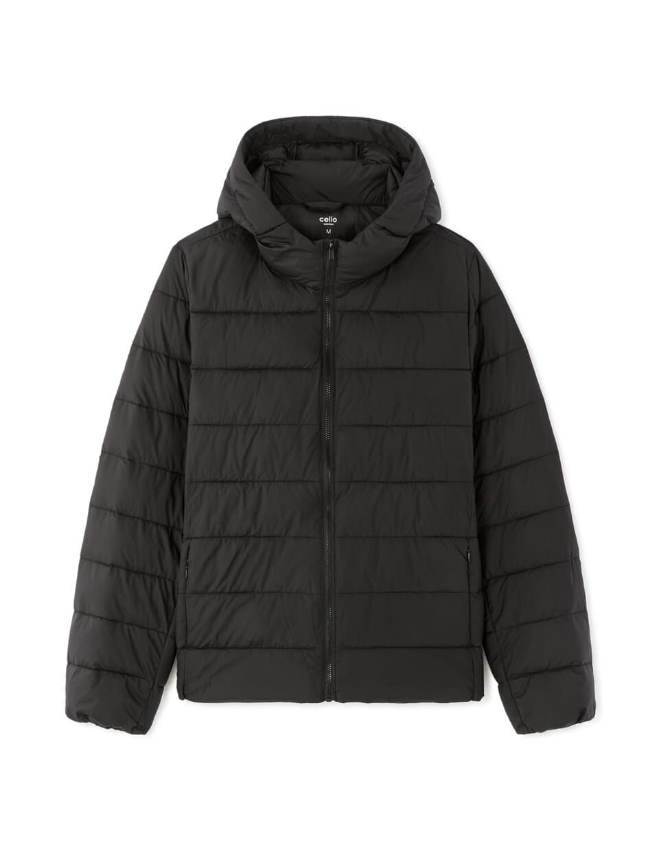 Doudoune Airwarm chaude à capuche - noire