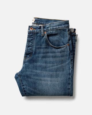 The Democratic Jean in Mid Wash Organic Selvedge 1