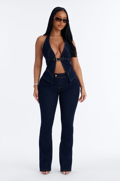 Hit It Compression Stretch Bootcut Jeans