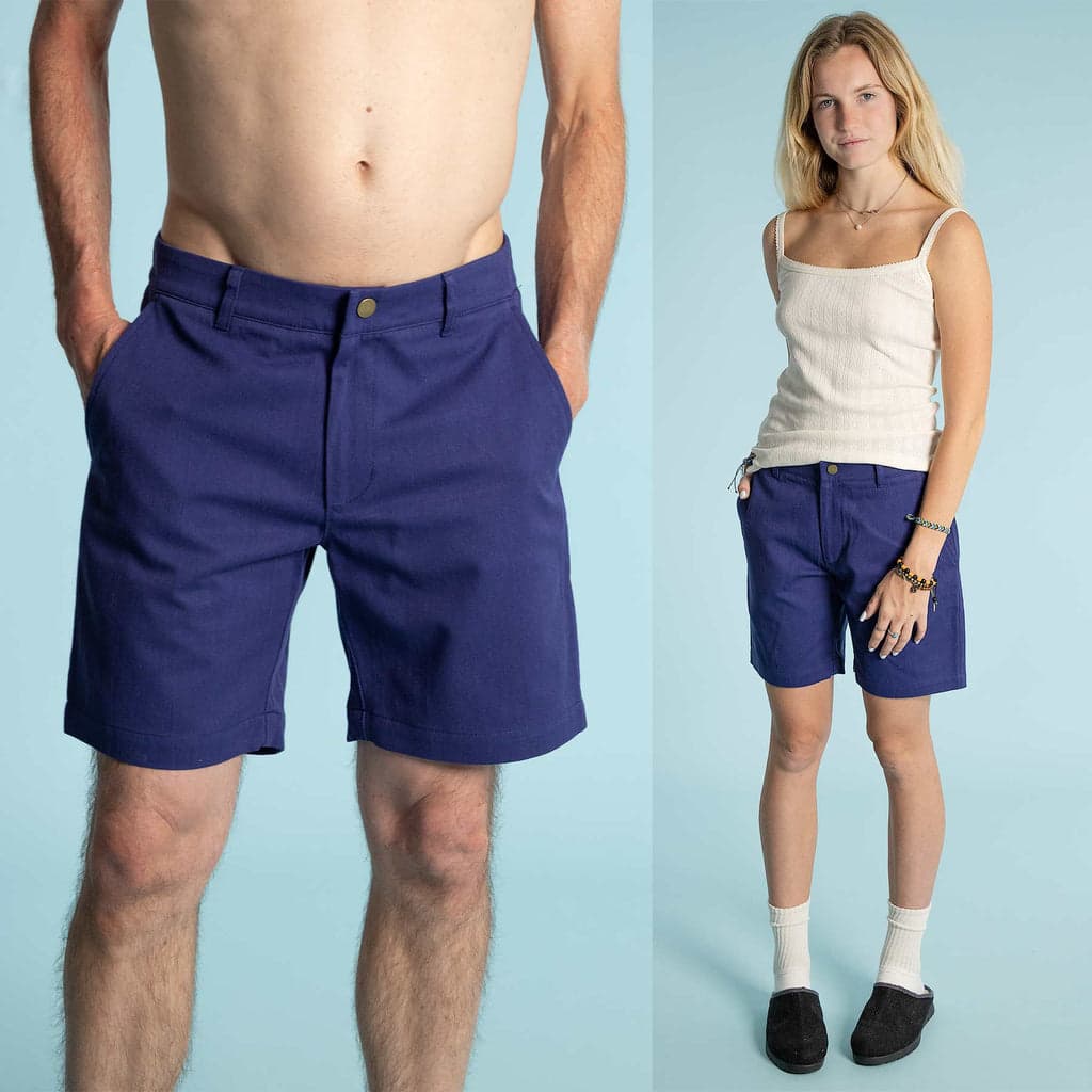FISHERMAN'S WHARF 100% Organic Cotton Twill Shorts (7" Inseam) 1