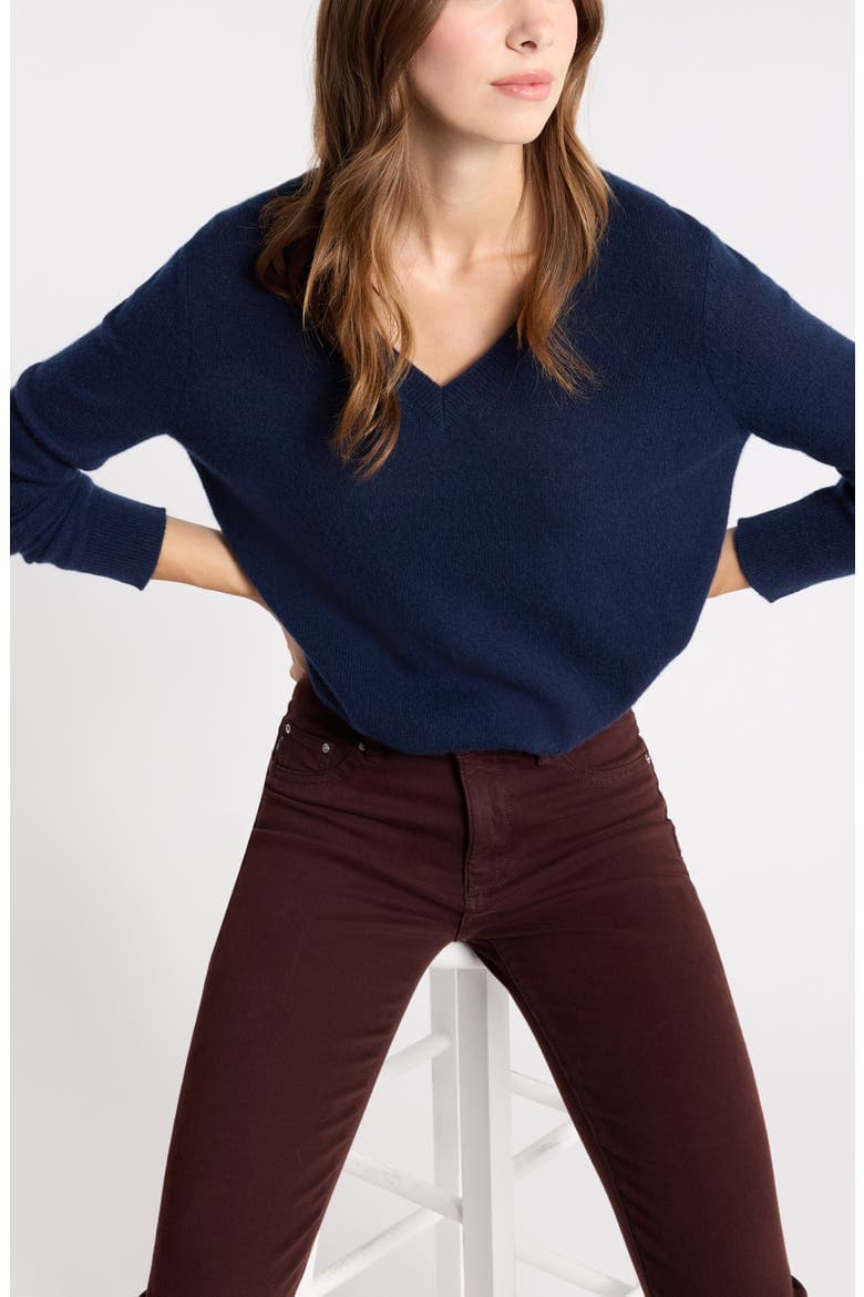 Cashmere Oversized V-Neck Sweater