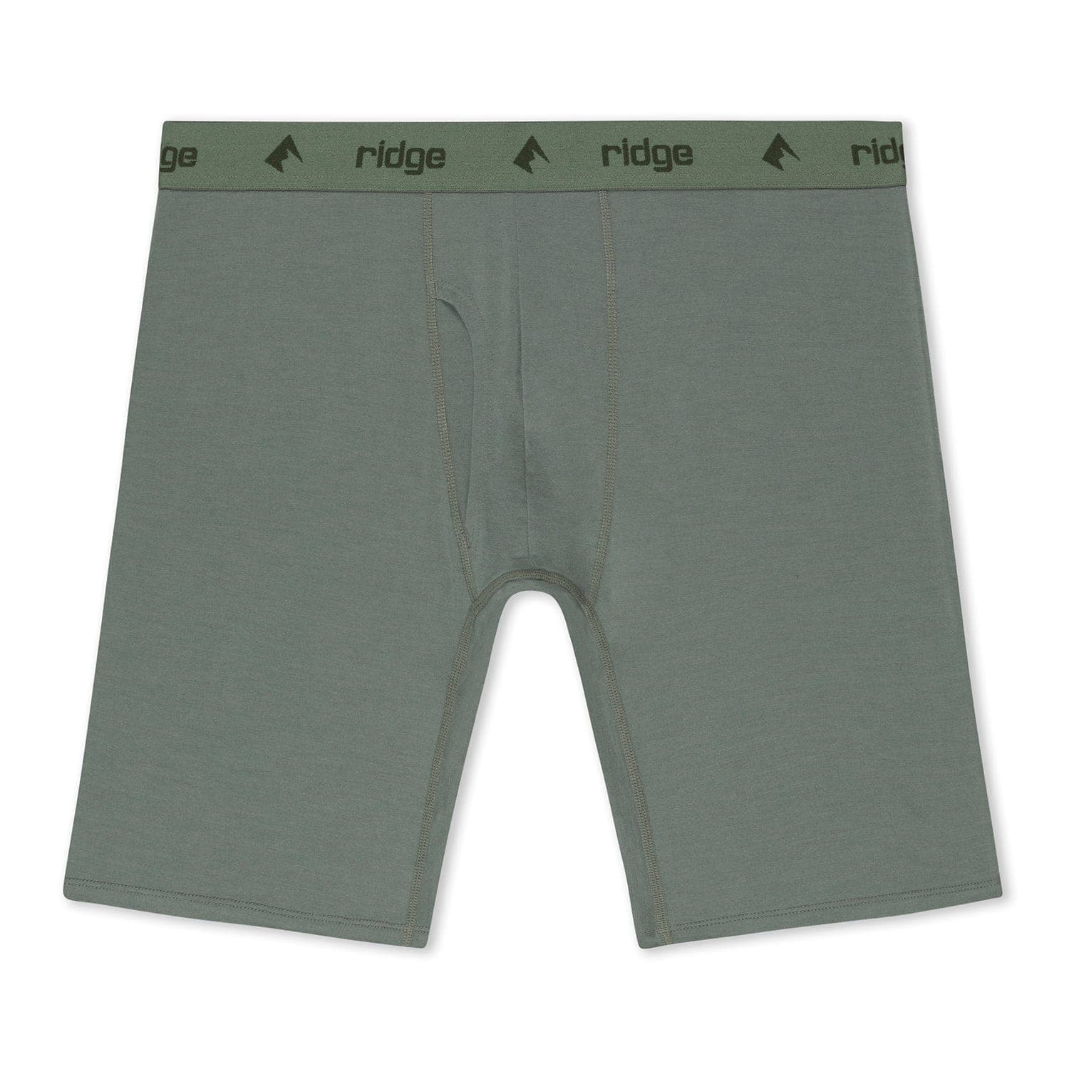 CLEARANCE Men's Ridge Merino Wool Long Boxer Briefs - 9 Inch