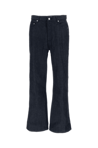 Blue Rigid Cotton Denim Jeans 1