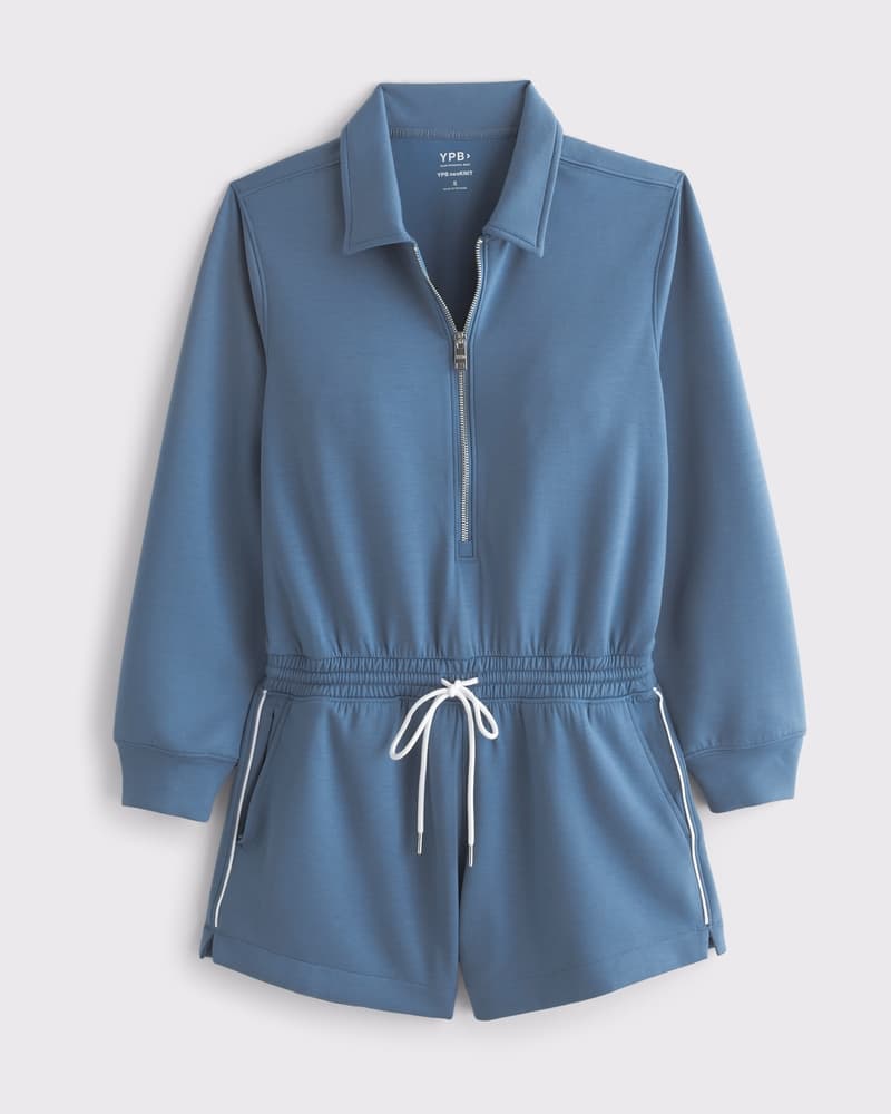 YPB neoKNIT Long-Sleeve Half-Zip Romper