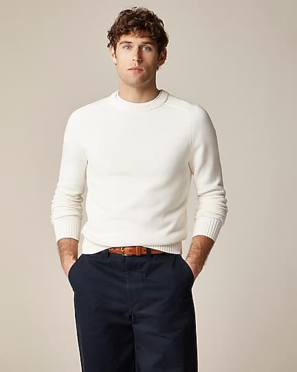 Heritage cotton crewneck sweater