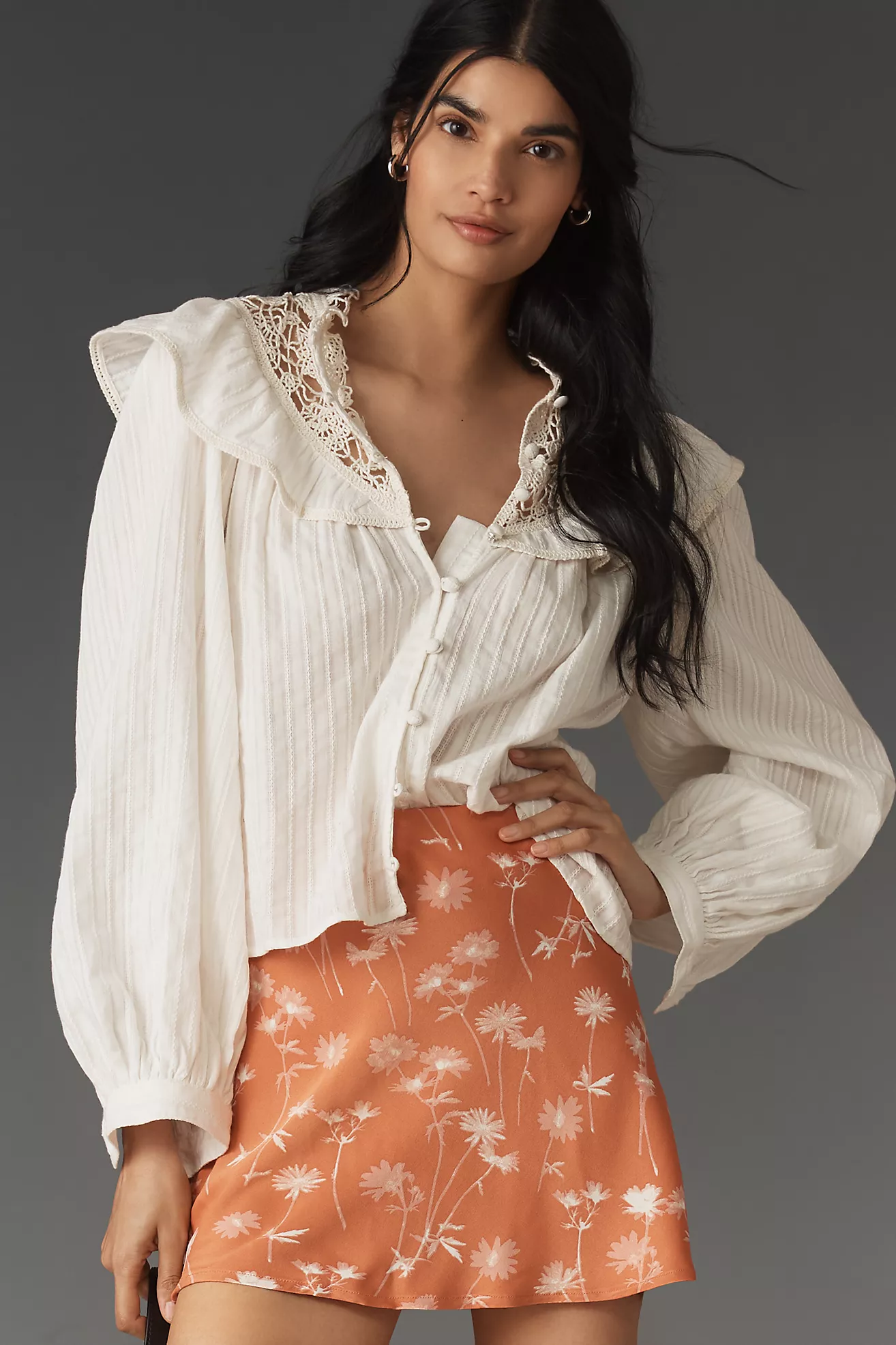 The Tilda Mini Slip Skirt
