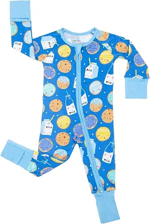 Little Sleepies Pajamas for Baby Boys & Girls, Viscose from Bamboo Baby Pajamas, Snug Baby Sleeper, Toddler PJs, 2-Way Zipper
