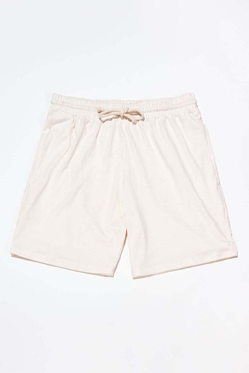 Men's Organic Athletic Shorts in Natural 1