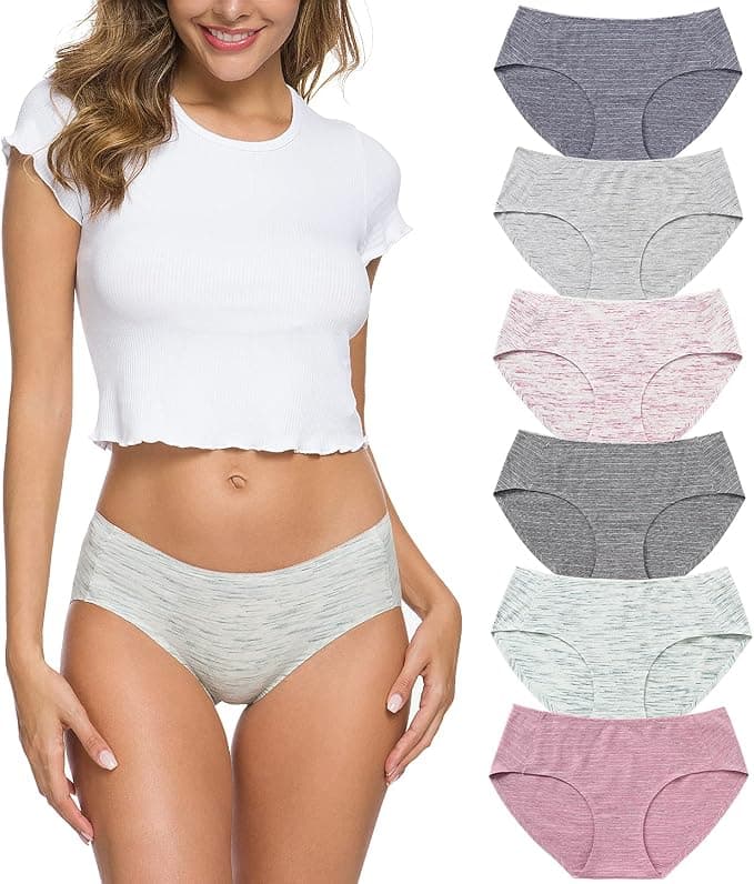 Wealurre Cotton Bikini Women's Breathable Panties Seamless C